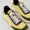 Kvinder CamperLab Sneakers | Gule Tekstil- Og Nubuck-Sneakers Til Kvinder