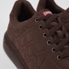 Maend CamperLab Casual Sko | Bourgogne Tekstilsneakers Til Maend