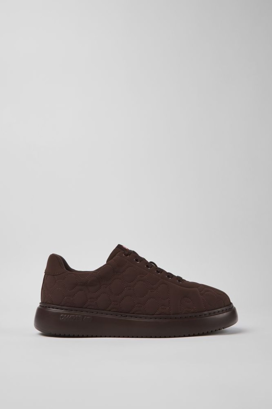 Maend CamperLab Casual Sko | Bourgogne Tekstilsneakers Til Maend