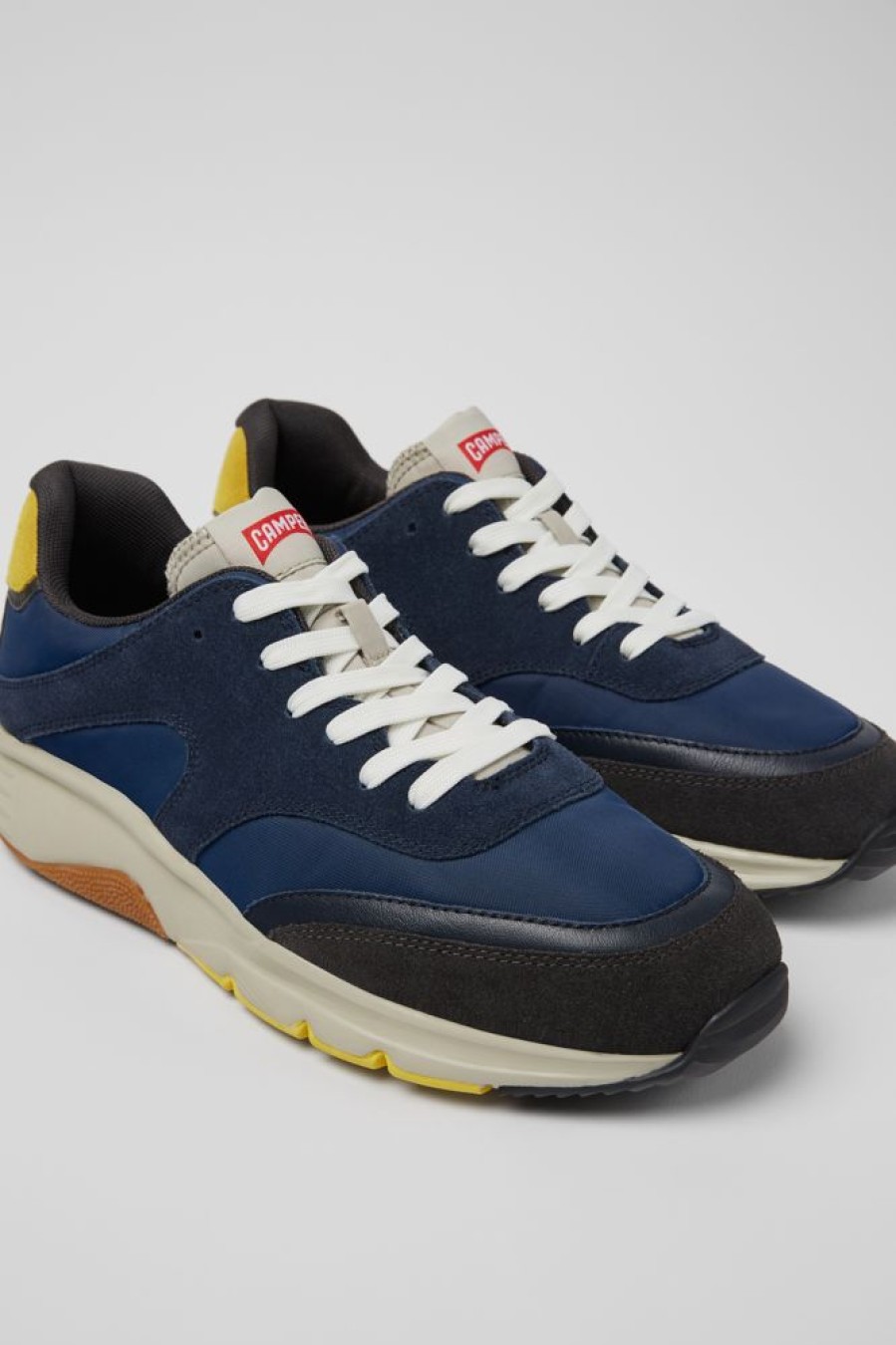 Maend CamperLab Sneakers | Flerfarvet Tekstil Og Nubuck Sneakers Til Maend