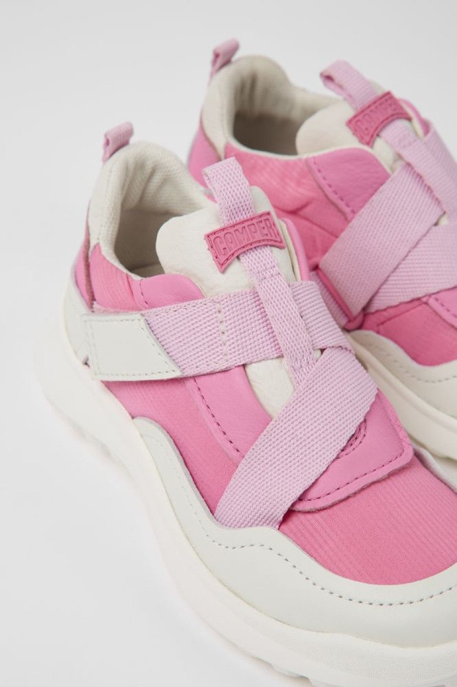 Born CamperLab Sneakers | Pink Laeder- Og Tekstilsneakers Til Born