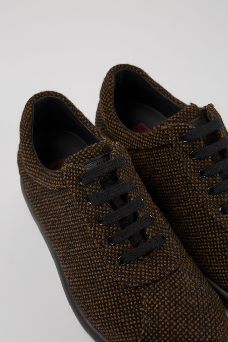 Kvinder CamperLab Casual Sko | Brune Sneakers I Uld Og Viskose