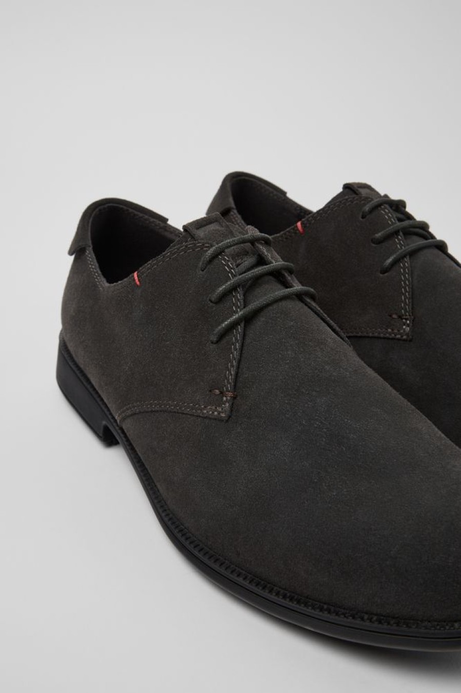 Maend CamperLab Formelle Sko | Brun-Gra Nubuck Sko Til Maend