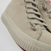 Maend CamperLab Casual Sko | Gra Sneakers I Genbrugsbomuld Til Maend