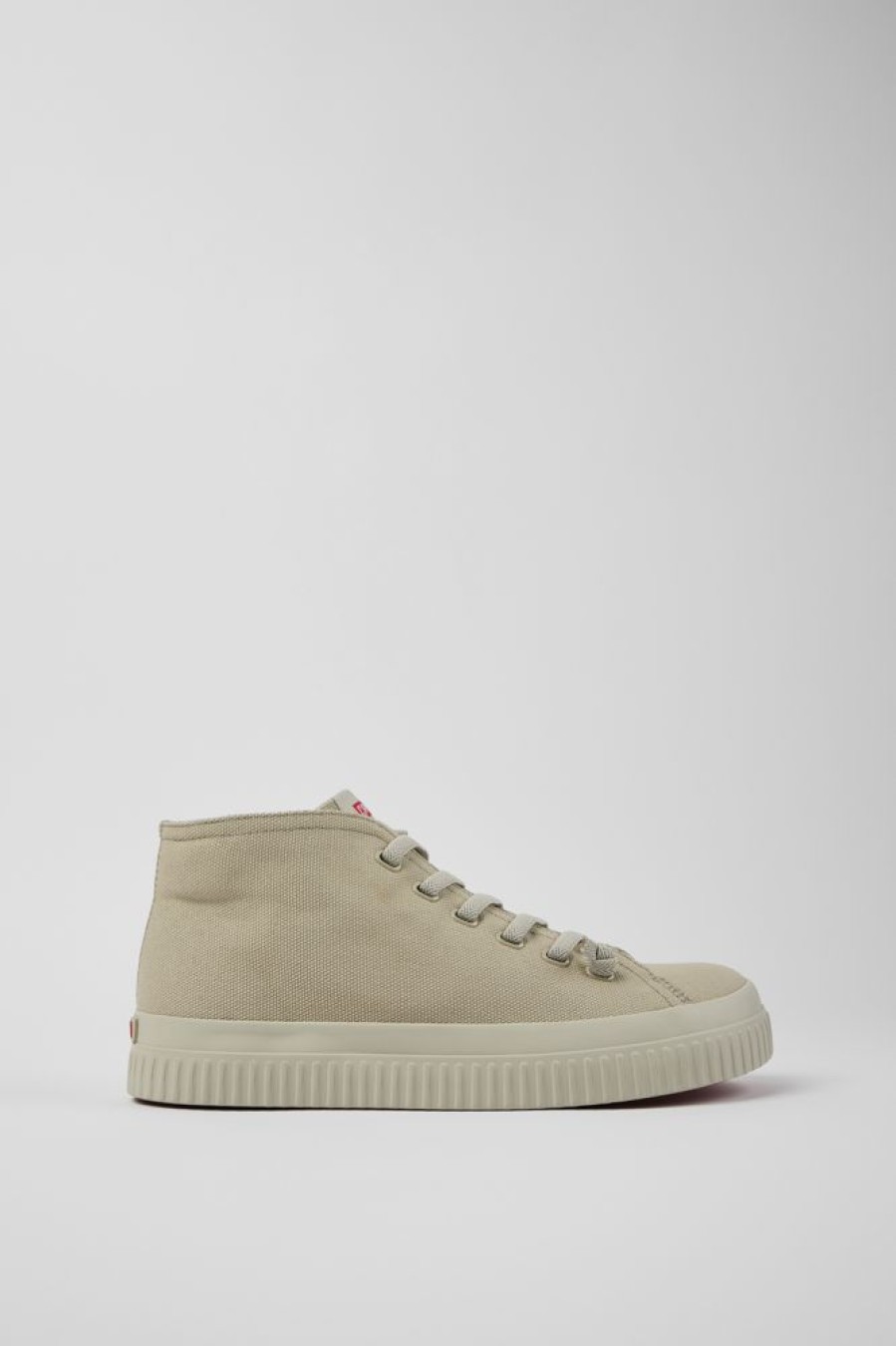 Maend CamperLab Casual Sko | Gra Sneakers I Genbrugsbomuld Til Maend