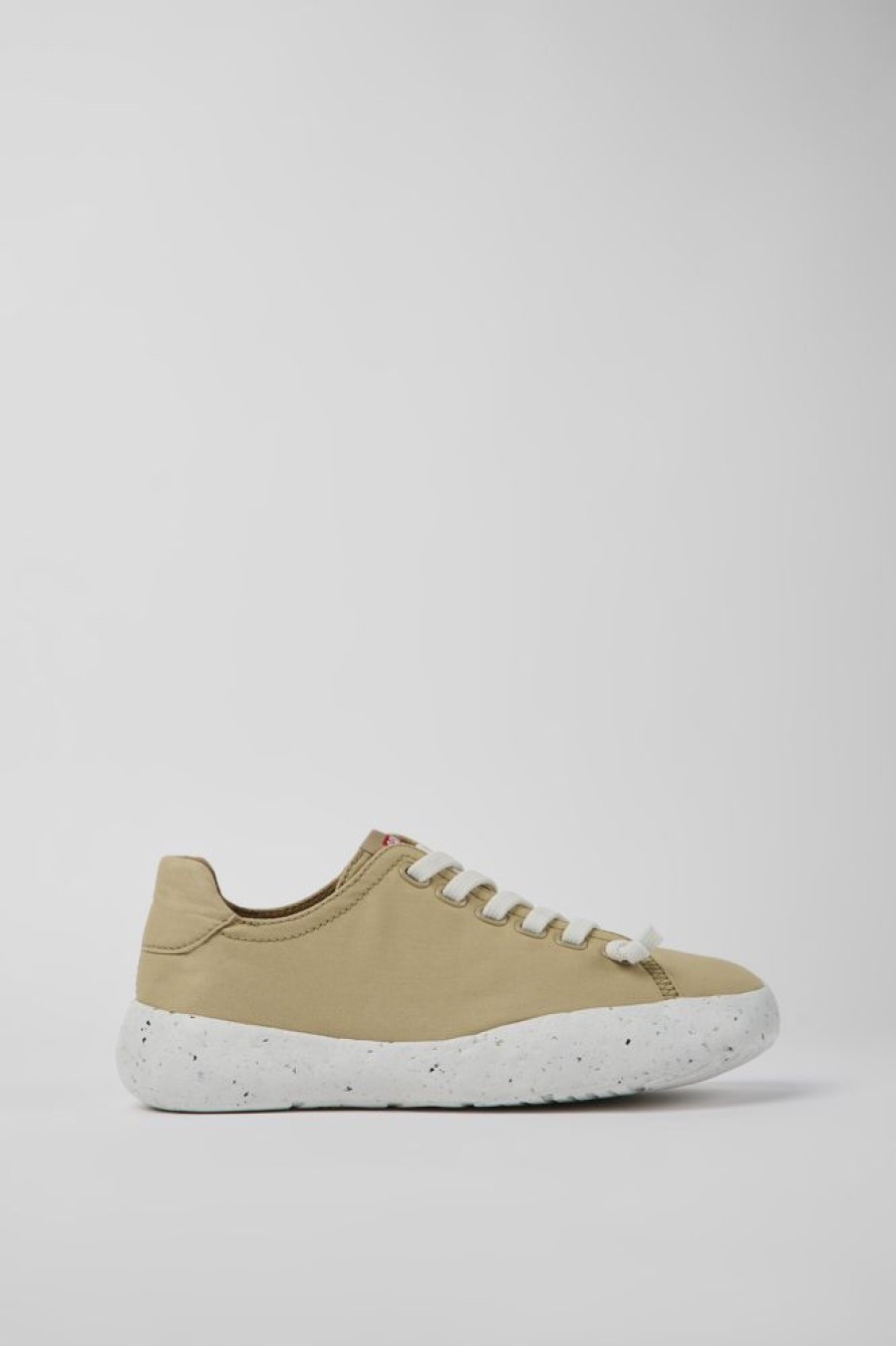 Maend CamperLab Sneakers | Beige Tekstilsneakers Til Maend