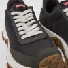 Kvinder CamperLab Sneakers | Sorte Genbrugte Pet Og Nubuck Sneakers Til Kvinder