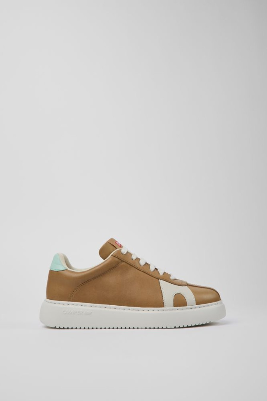 Kvinder CamperLab Sneakers | Brun Laeder Sneaker Til Kvinder