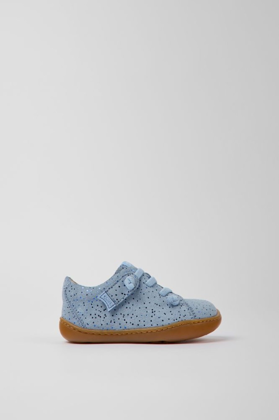 Born CamperLab Hook And Loop | Bla Nubuck Sko Til Born