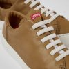 Kvinder CamperLab Sneakers | Brun Laeder Sneaker Til Kvinder