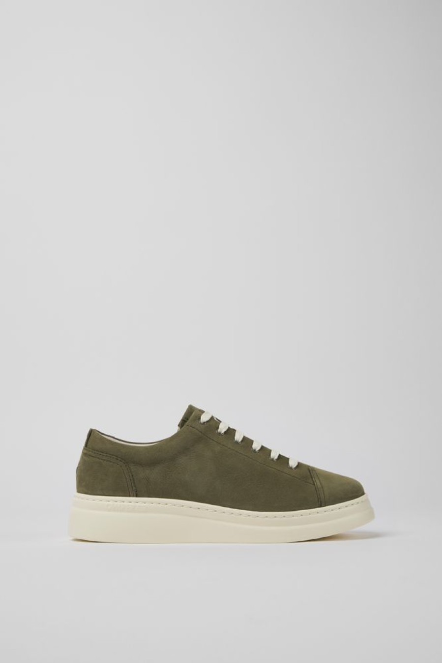 Kvinder CamperLab Sneakers | Gronne Nubuck Sneakers Til Kvinder