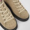 Maend CamperLab Casual Sko | Beige Nubuck Sneakers Til Maend