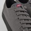 Maend CamperLab Casual Sko | Gra Sneakers I Genbrugsbomuld Til Maend