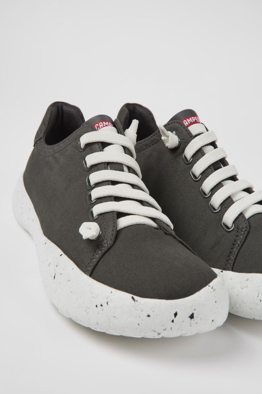 Maend CamperLab Sneakers | Gra Tekstilsneakers Til Maend