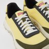 Maend CamperLab Sneakers | Gule Tekstil- Og Nubuck-Sneakers Til Maend