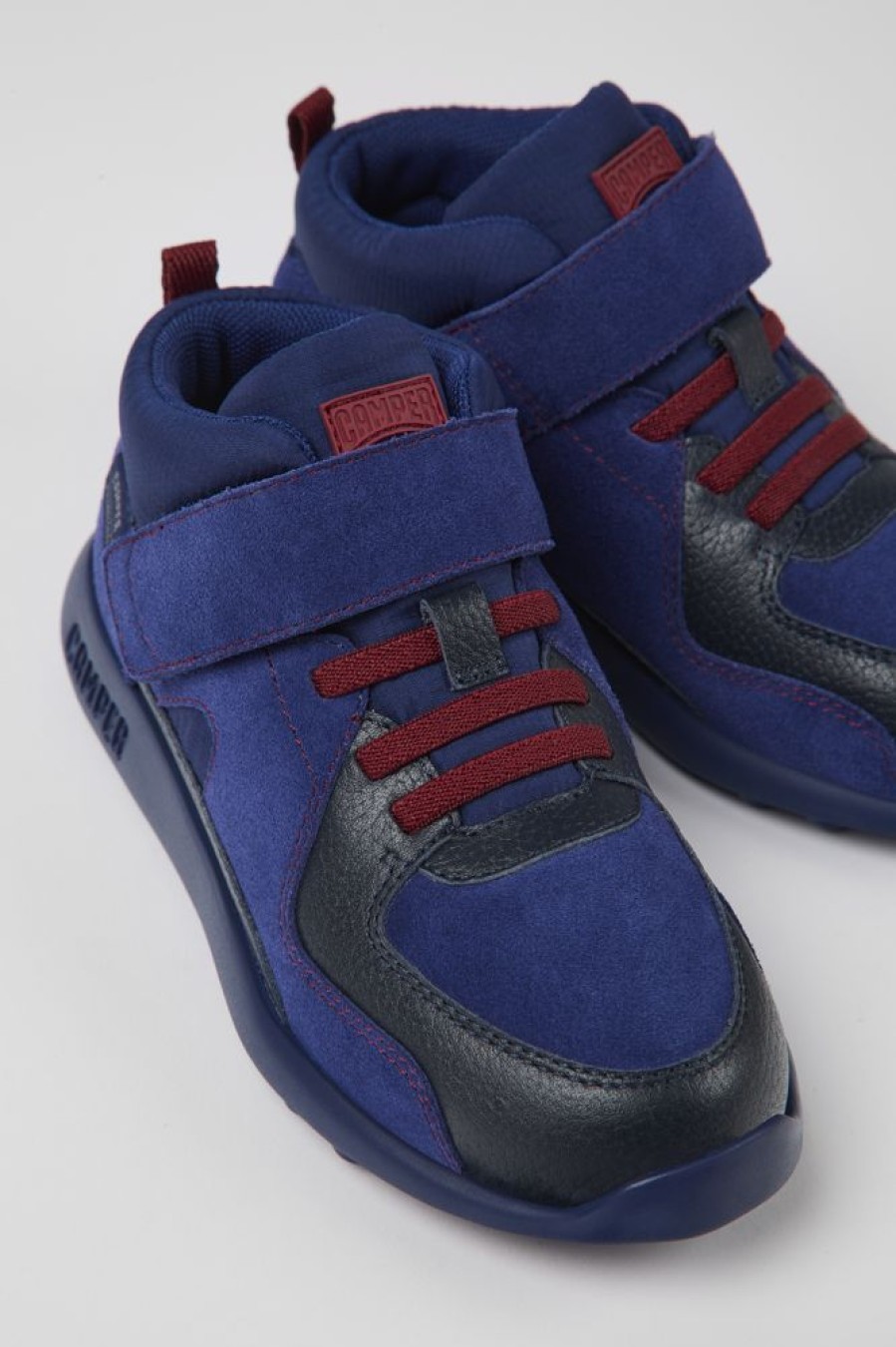 Born CamperLab Sneakers | Marinebla Nubuck Og Tekstil Ankelstovler