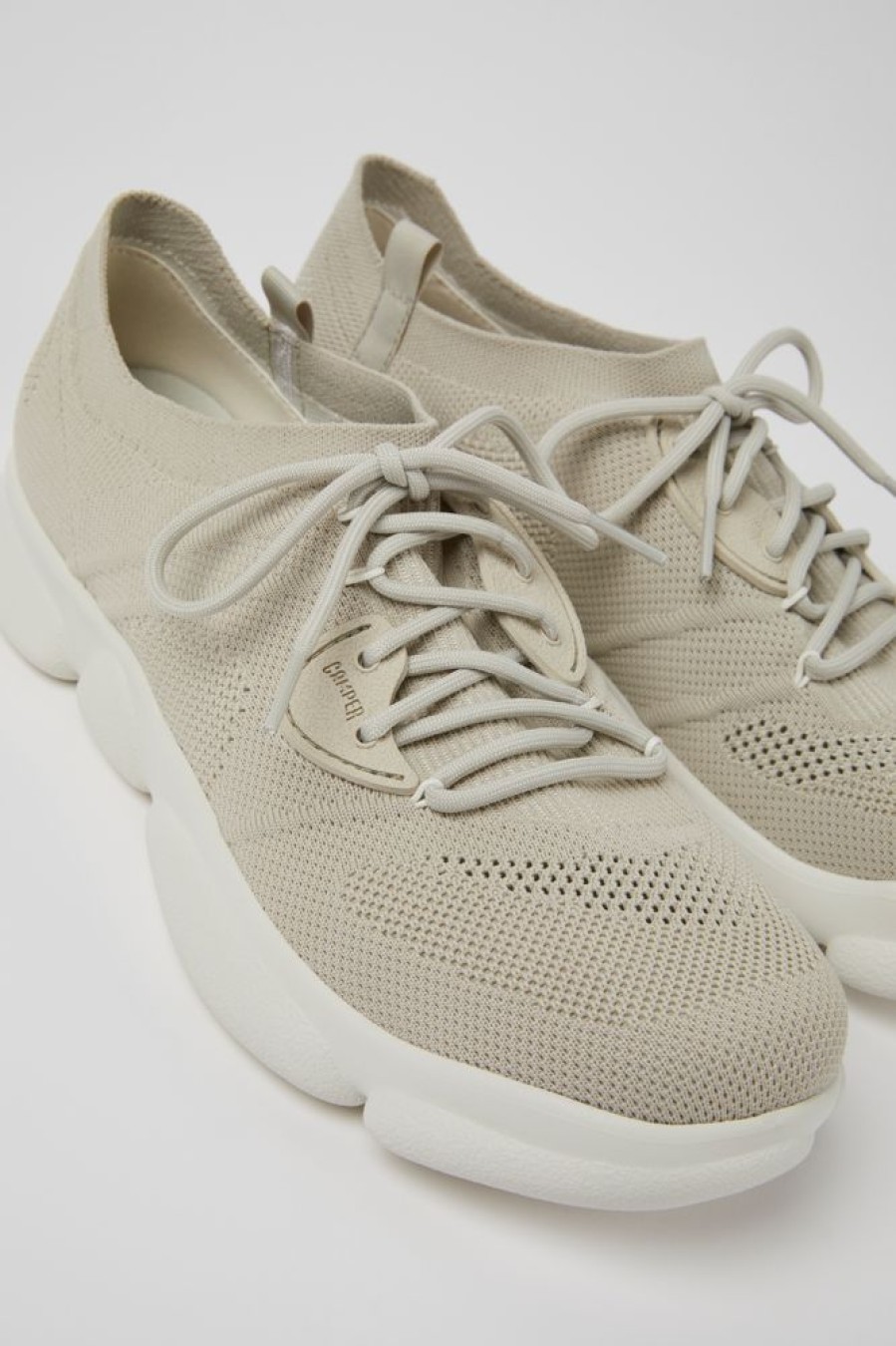 Maend CamperLab Sneakers | Gra Tekstilsneakers Til Maend