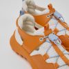 Born CamperLab Sneakers | Hvide Og Orange Sneakers Til Born