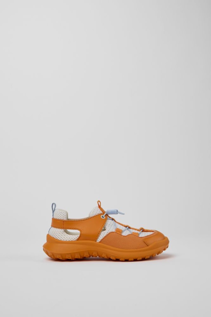 Born CamperLab Sneakers | Hvide Og Orange Sneakers Til Born