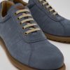 Maend CamperLab Casual Sko | Bla Nubuck Oxford Sneaker Til Maend