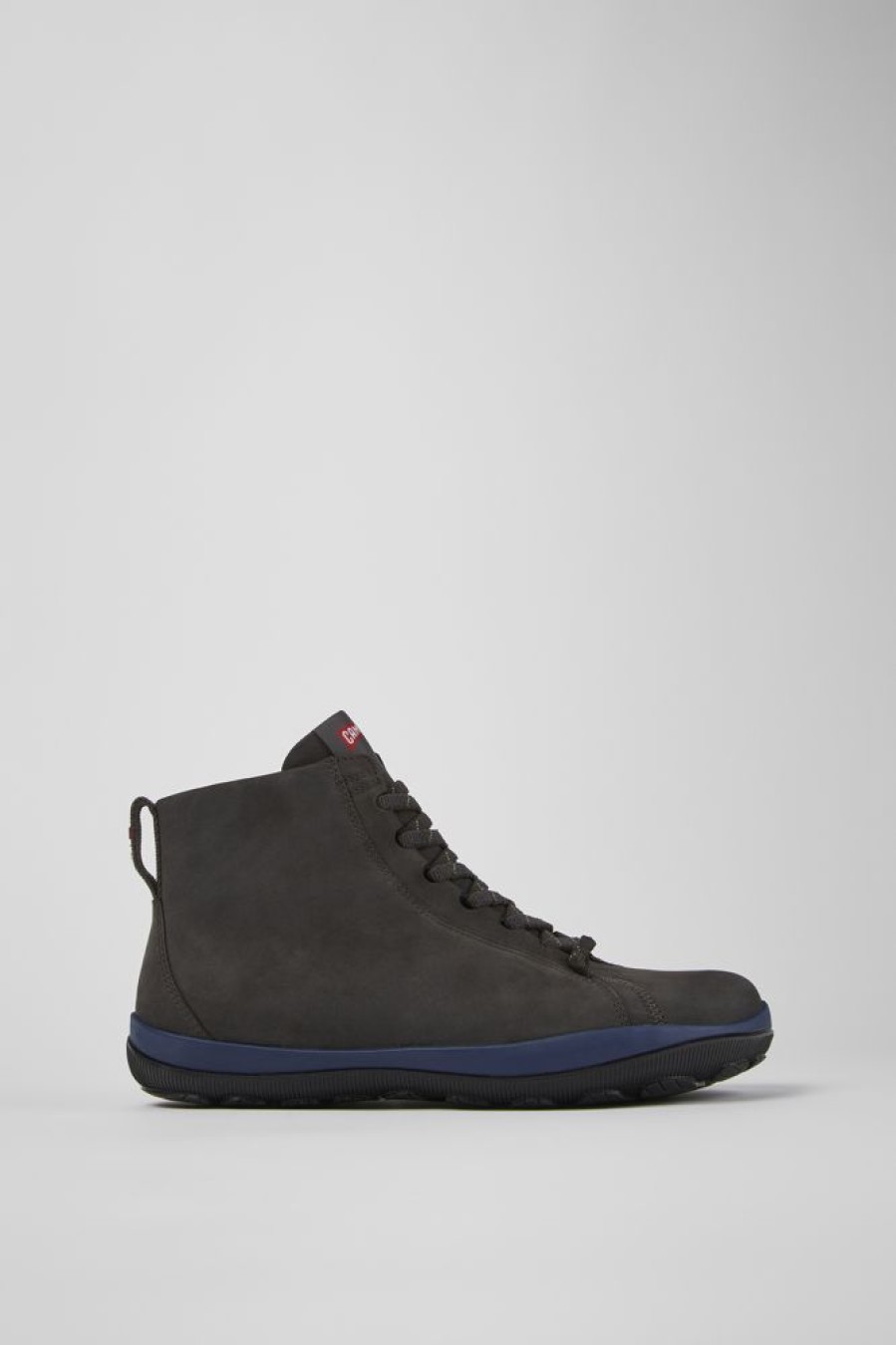 Maend CamperLab Casual Sko | Gra Nubuck Ankelstovler Til Maend