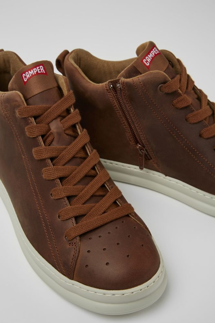 Maend CamperLab Sneakers | Brune Laedersneakers Til Maend