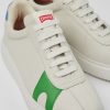 Kvinder CamperLab Sneakers | Hvid Laeder Sneaker Til Kvinder