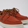 Maend CamperLab Sneakers | Rode Genbrugsbomuldssko Til Maend