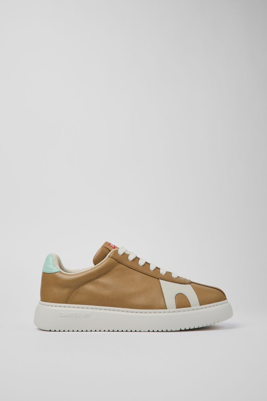 Maend CamperLab Sneakers | Brun Laeder Sneaker Til Maend