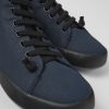 Maend CamperLab Sneakers | Marinebla Tekstilsneakers Til Maend