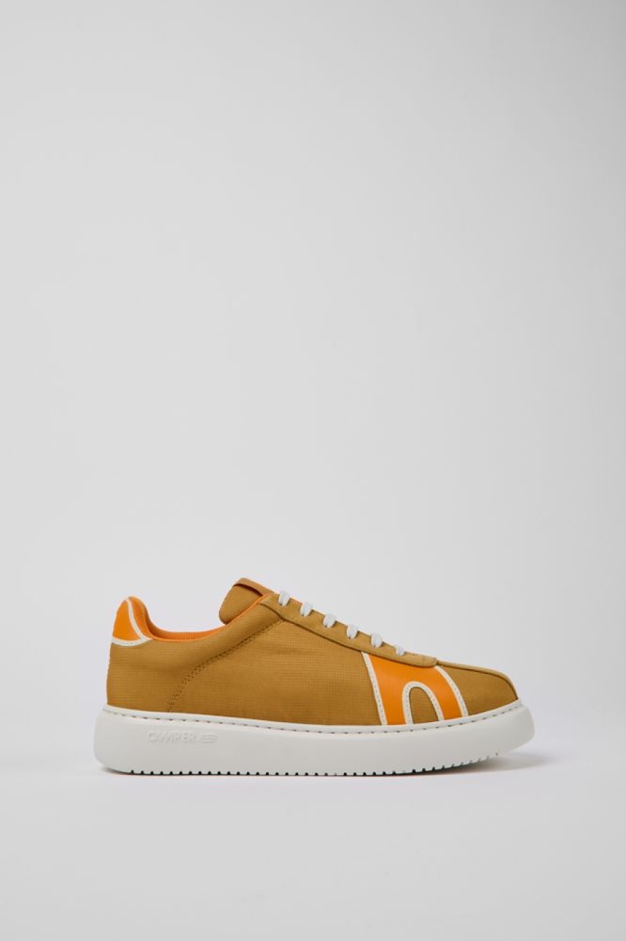 Kvinder CamperLab Sneakers | Beige Og Orange Sneakers Til Kvinder