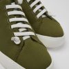 Maend CamperLab Casual Sko | Gron Tekstil Sneaker Til Maend