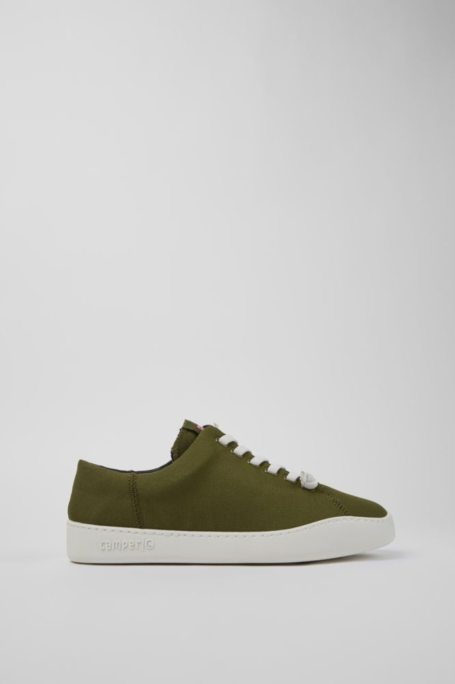 Maend CamperLab Casual Sko | Gron Tekstil Sneaker Til Maend