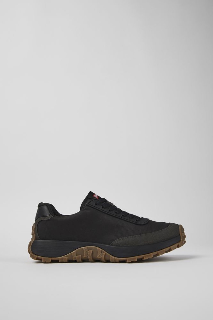 Maend CamperLab Sneakers | Sort Tekstil/Nubuck Sneaker Til Maend