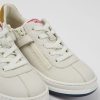 Born CamperLab Sneakers | Hvidt Laeder Og Nubuck Sneakers Til Born