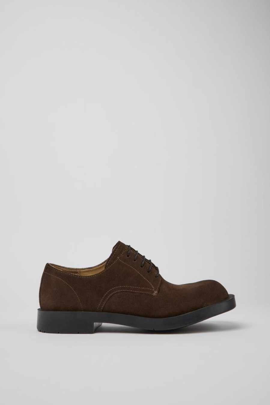 Maend CamperLab Formelle Sko | Brune Nubuck Sko Til Maend