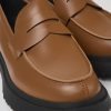 Maend CamperLab Formelle Sko | Brune Laeder Loafers Til Maend