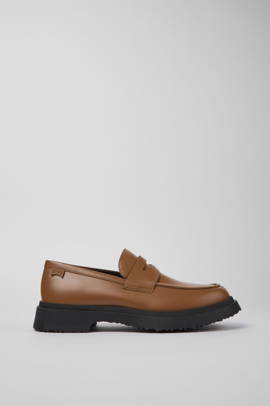 Maend CamperLab Formelle Sko | Brune Laeder Loafers Til Maend