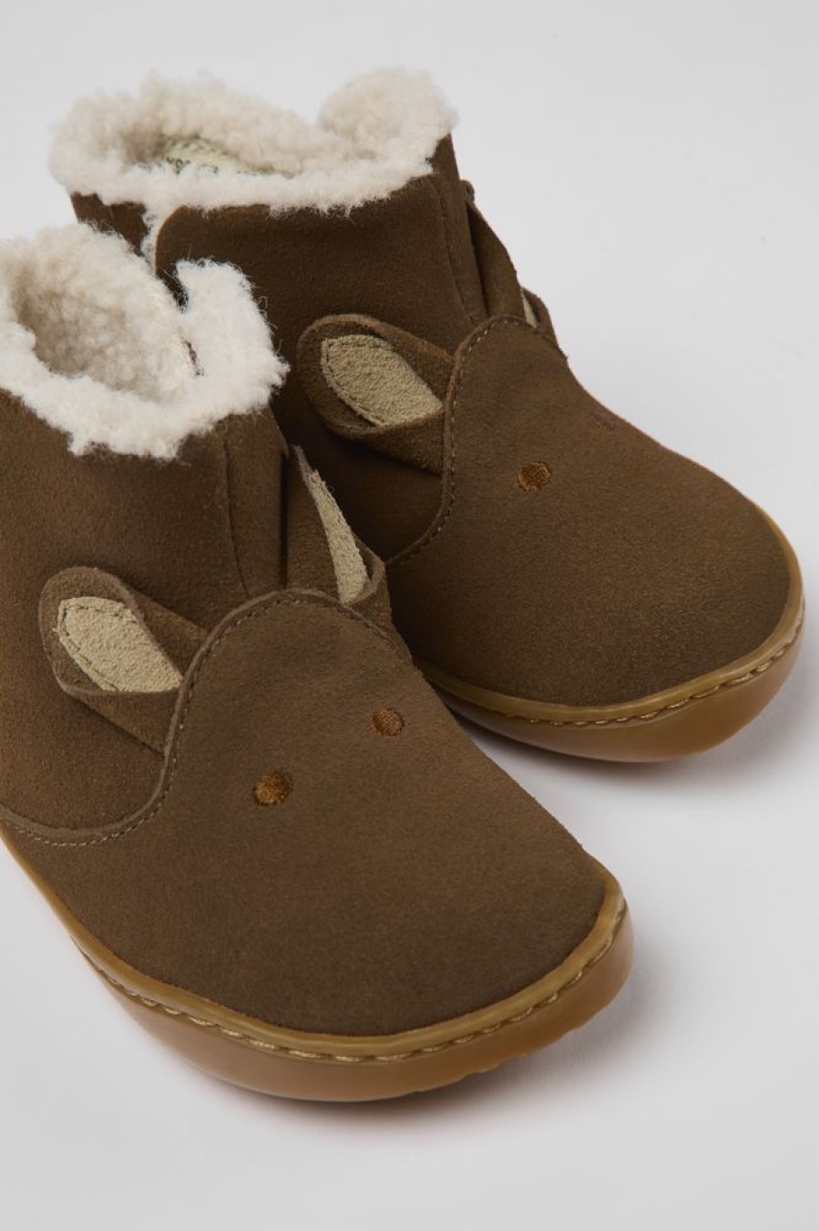 Born CamperLab Stovler | Brune Nubuck Stovler Til Born