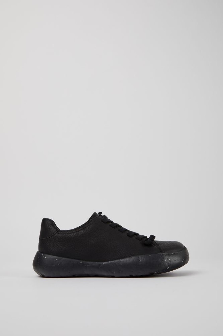 Kvinder CamperLab Sneakers | Sorte Laeder Sneakers Til Kvinder