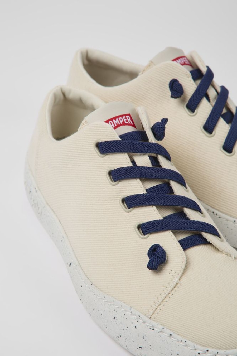 Maend CamperLab Casual Sko | Beige Tekstilsneakers Til Maend