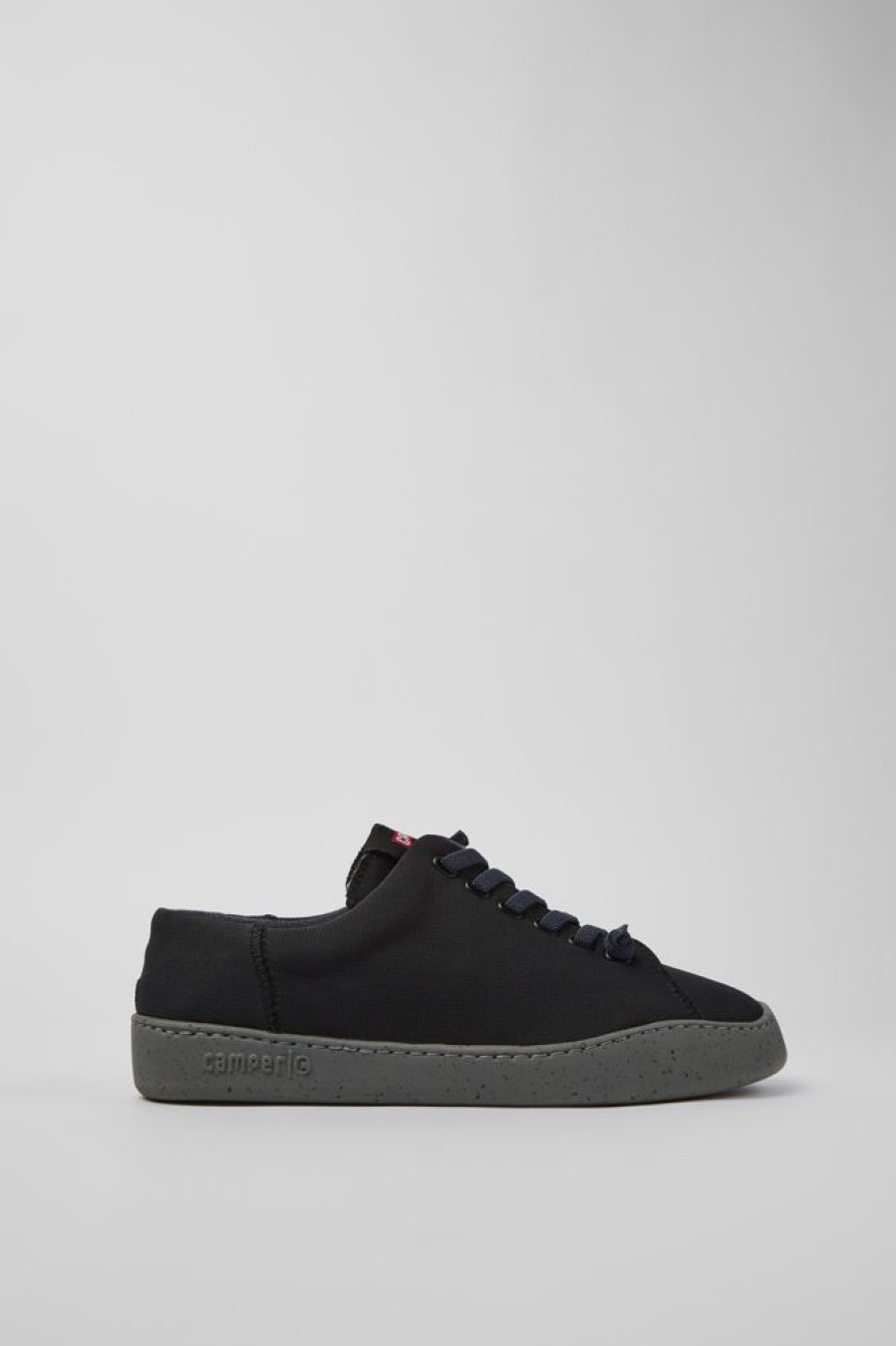 Maend CamperLab Casual Sko | Sorte Tekstilsneakers Til Maend