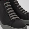 Maend CamperLab Casual Sko | Sorte Genbrugte Pet Sneakers Til Maend