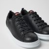 Maend CamperLab Sneakers | Sorte Laedersneakers Til Maend