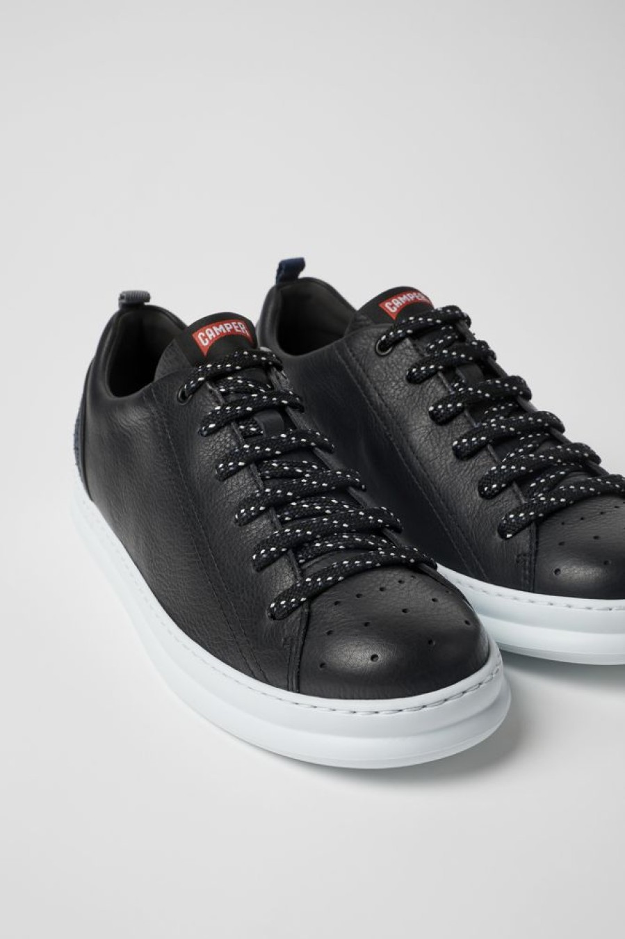 Maend CamperLab Sneakers | Sorte Laedersneakers Til Maend