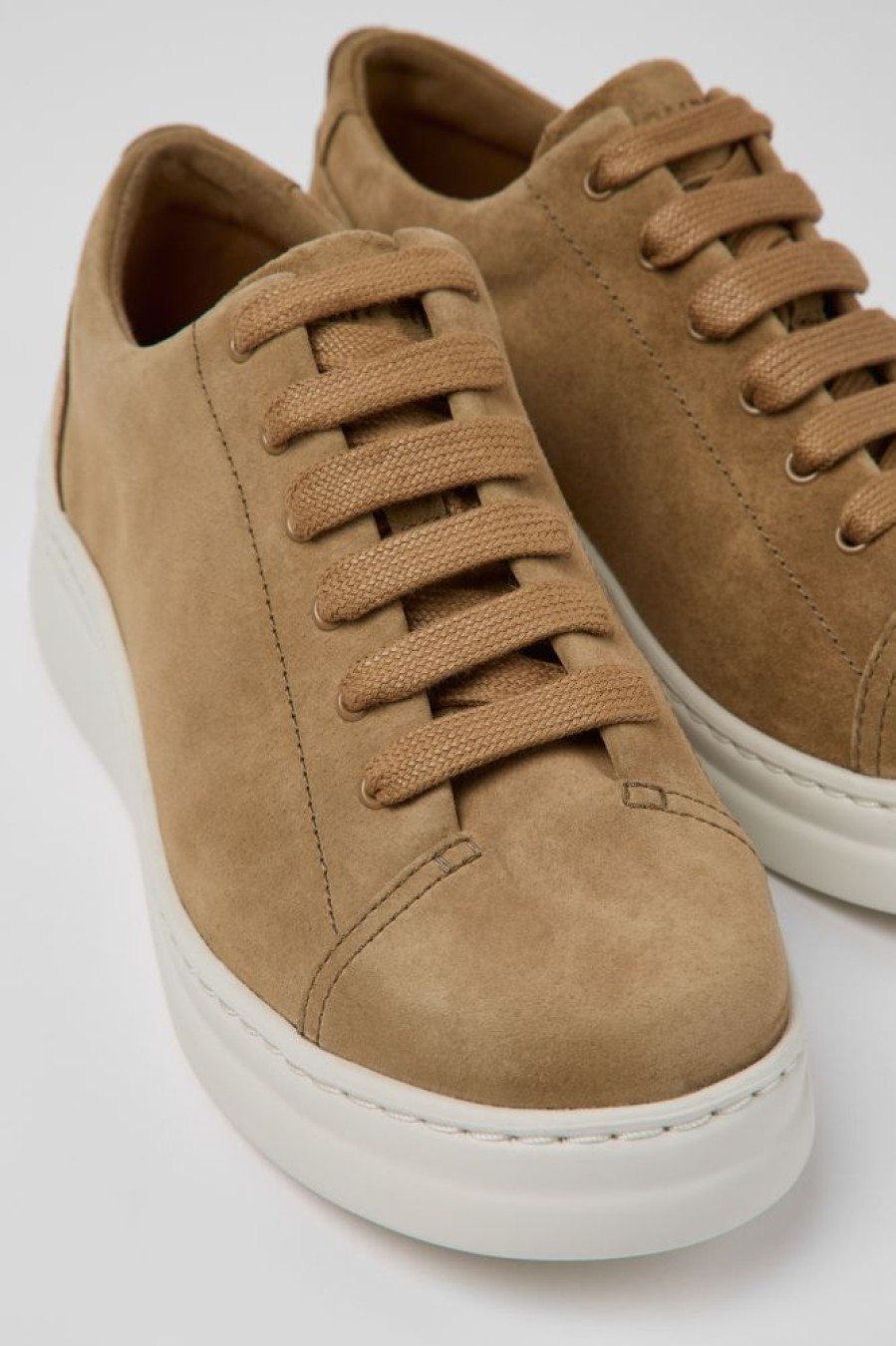 Kvinder CamperLab Sneakers | Brun Nubuck Sneaker Til Kvinder