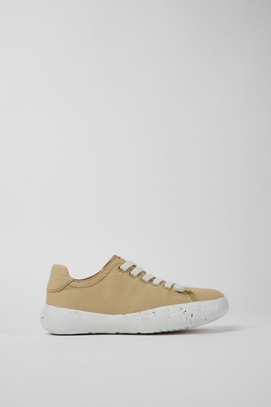 Kvinder CamperLab Sneakers | Beige Tekstilsneakers Til Kvinder