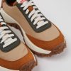 Maend CamperLab Sneakers | Flerfarvet Tekstil Og Nubuck Sneakers Til Maend