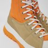 Maend CamperLab Casual Sko | Orange Og Beige Ankelstovler Til Maend