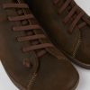 Maend CamperLab Casual Sko | Brune Nubuck Ankelstovler Til Maend